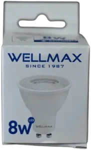 WELLMAX 8W LED lampa
